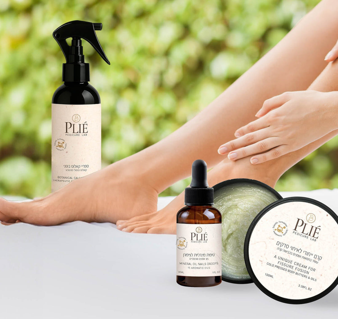 פדיקור לכף רגל יבשה ונגועה