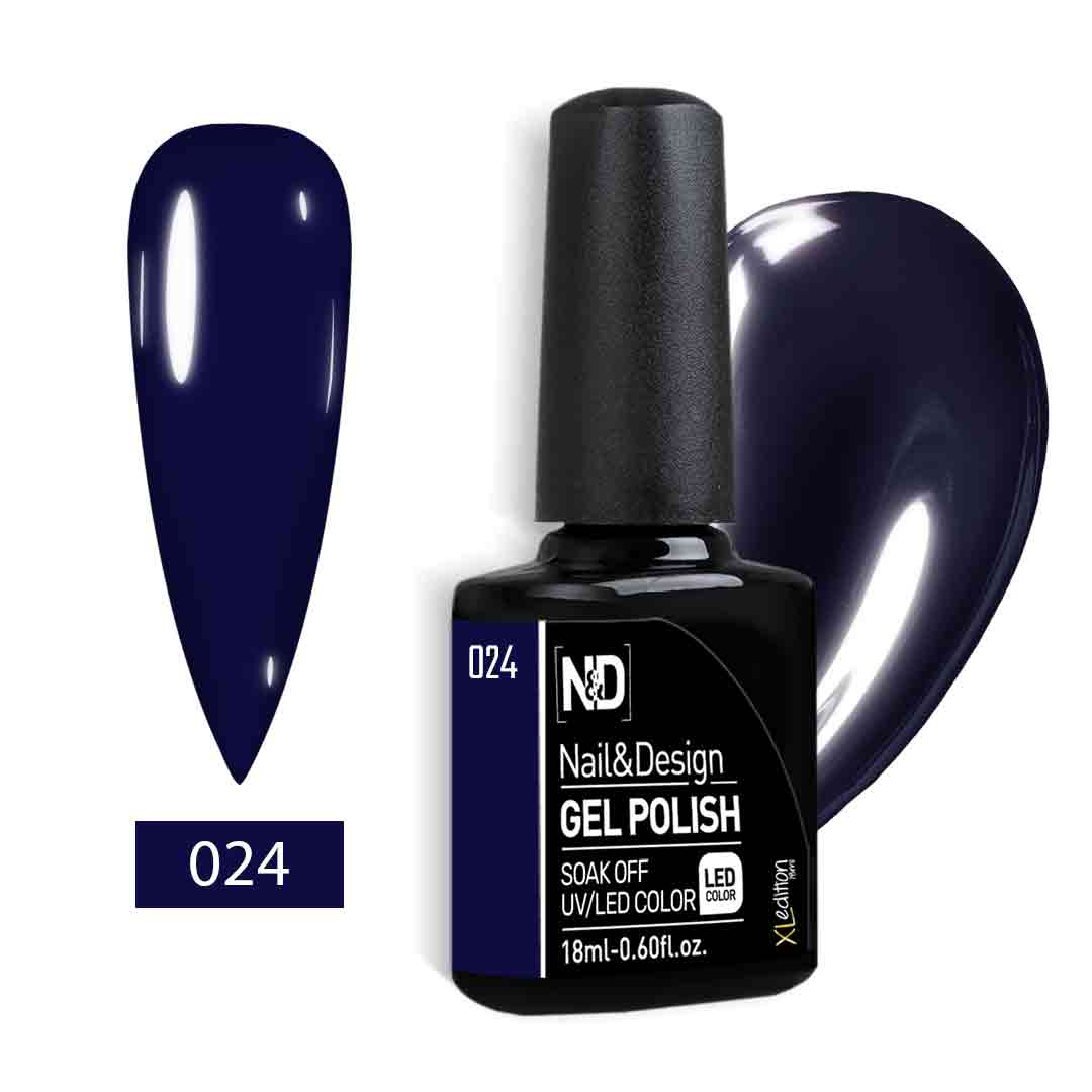 אן אנד די לק ג'ל 024 סאטן כחול