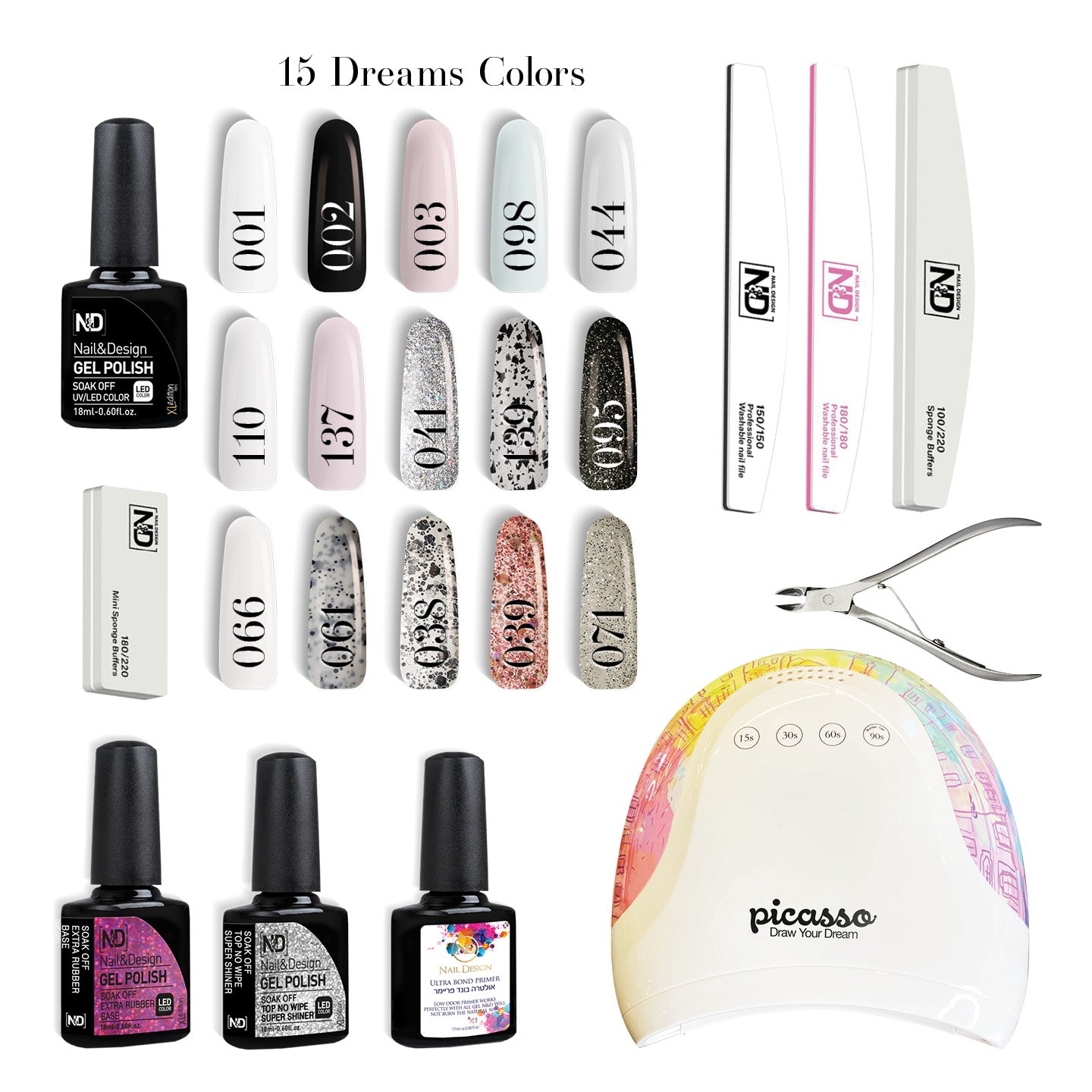 אן אנד די ערכת לק ג'ל פרמיום עם גווני חלום