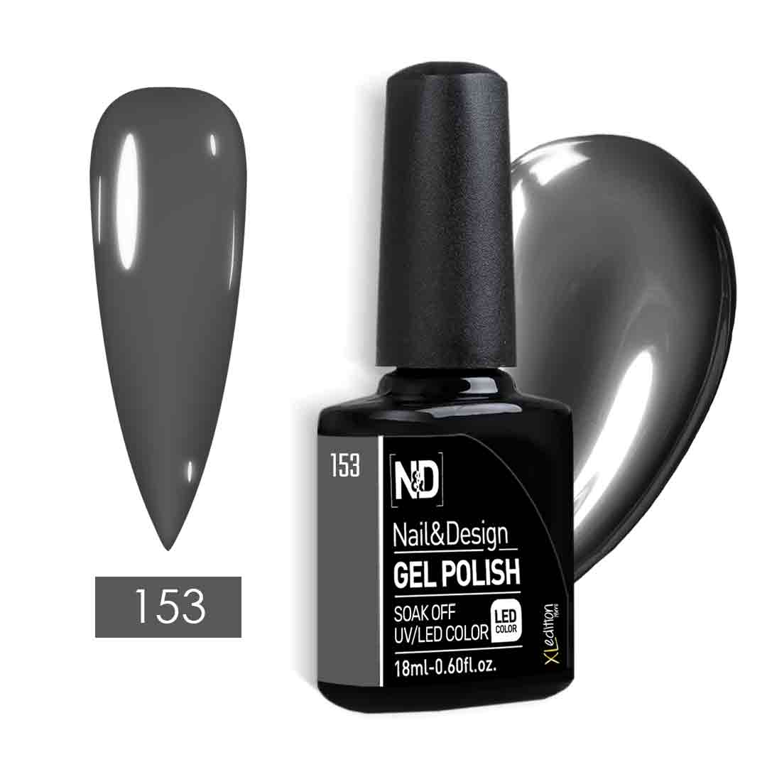 אן אנד די לק ג'ל 153 אפור כהה