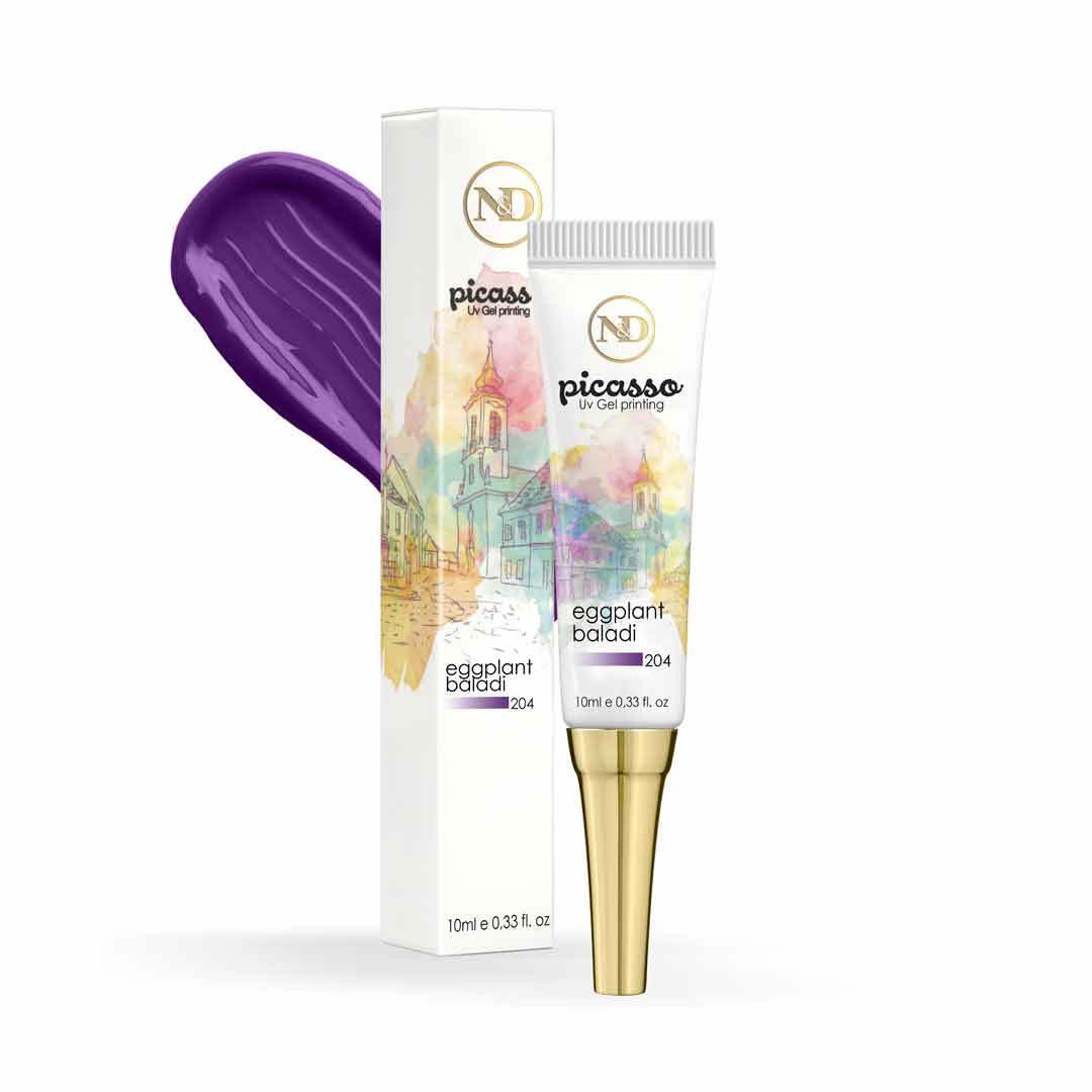 picasso |  פיקאסו - ג'ל ציור לקישוטי ציפורניים - 204 חציל