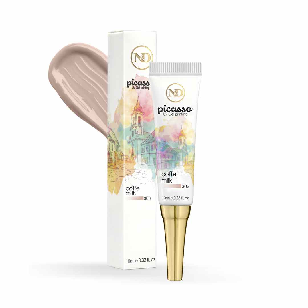 picasso |  פיקאסו - ג'ל ציור לקישוטי ציפורניים - אבקה 302