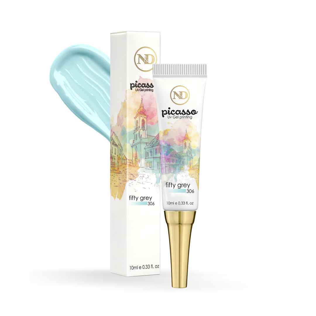 picasso |  פיקאסו - ג'ל ציור לקישוטי ציפורניים - 306 חמישים אפור