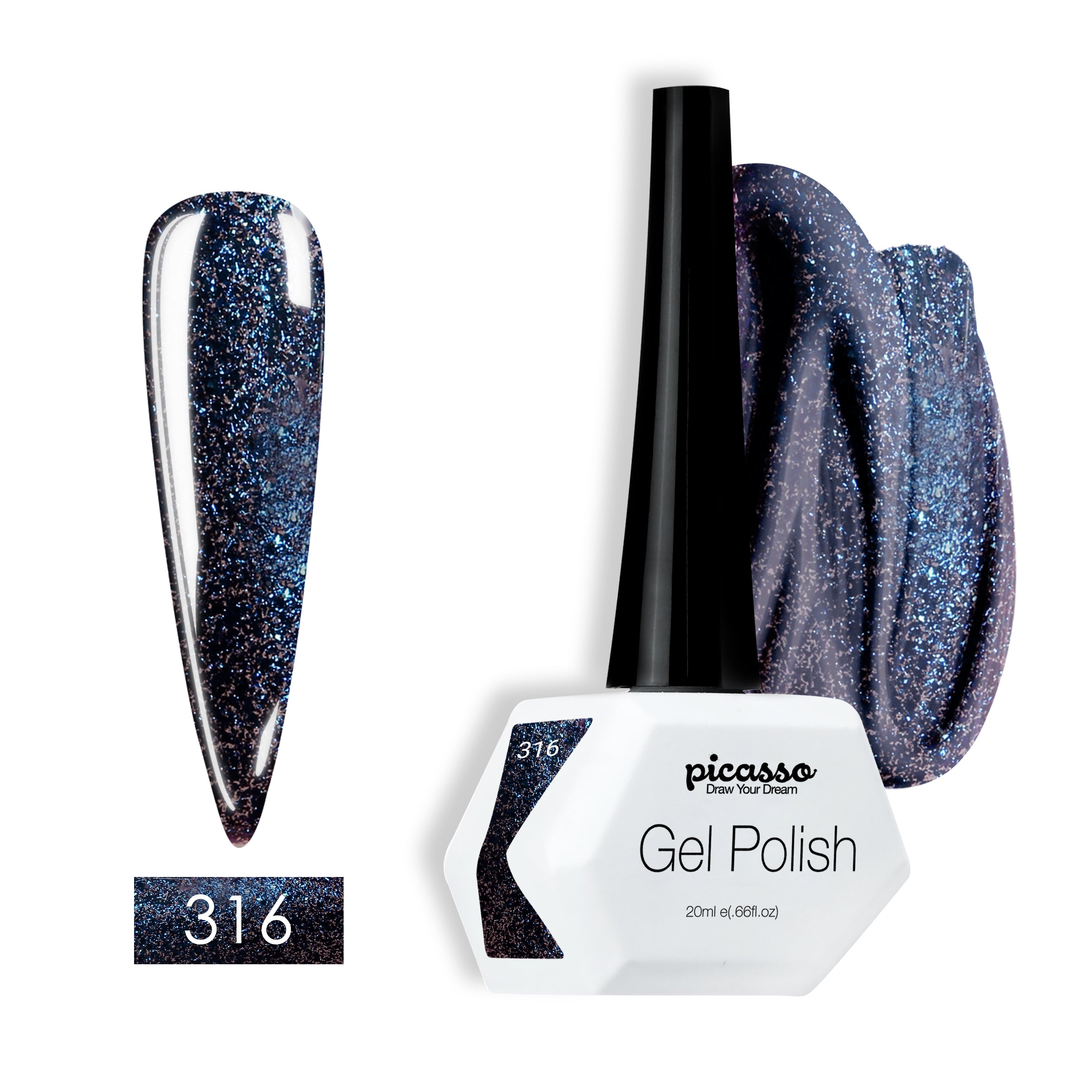 פיקאסו לק ג'ל 316 אורנוס גלקטי