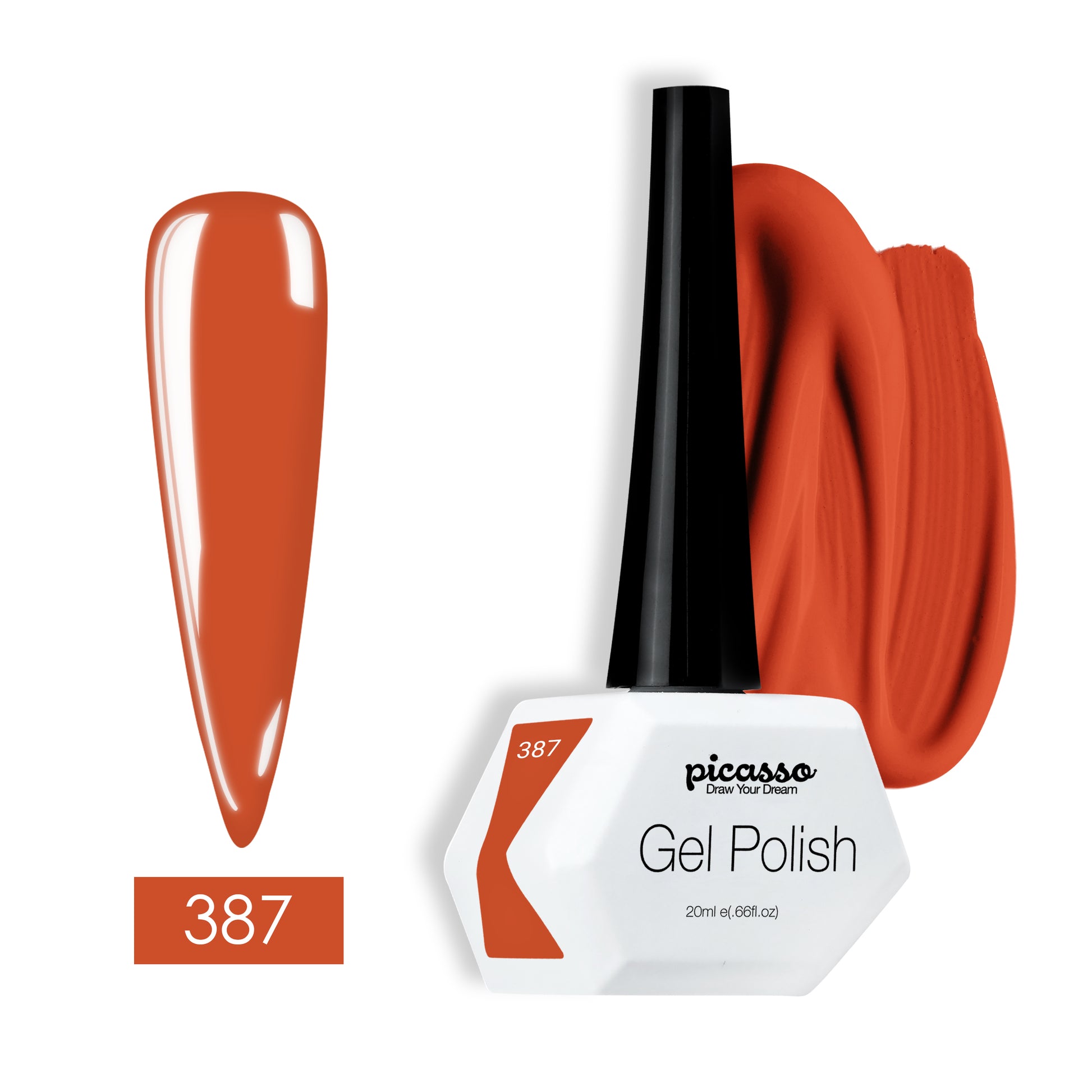 פיקאסו לק ג'ל בצבעים 387 ריקוד מושחת