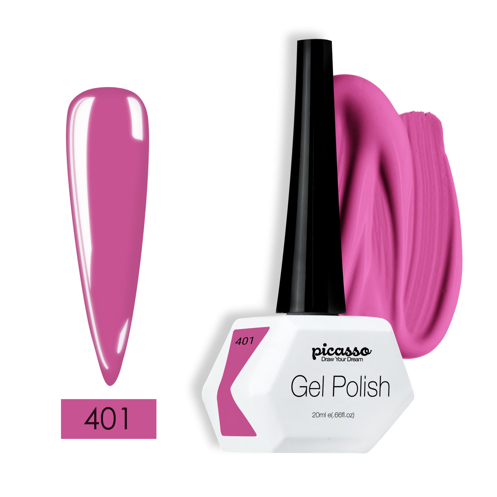 פיקאסו 401 לק ג'ל בצבע סגול לוונדר