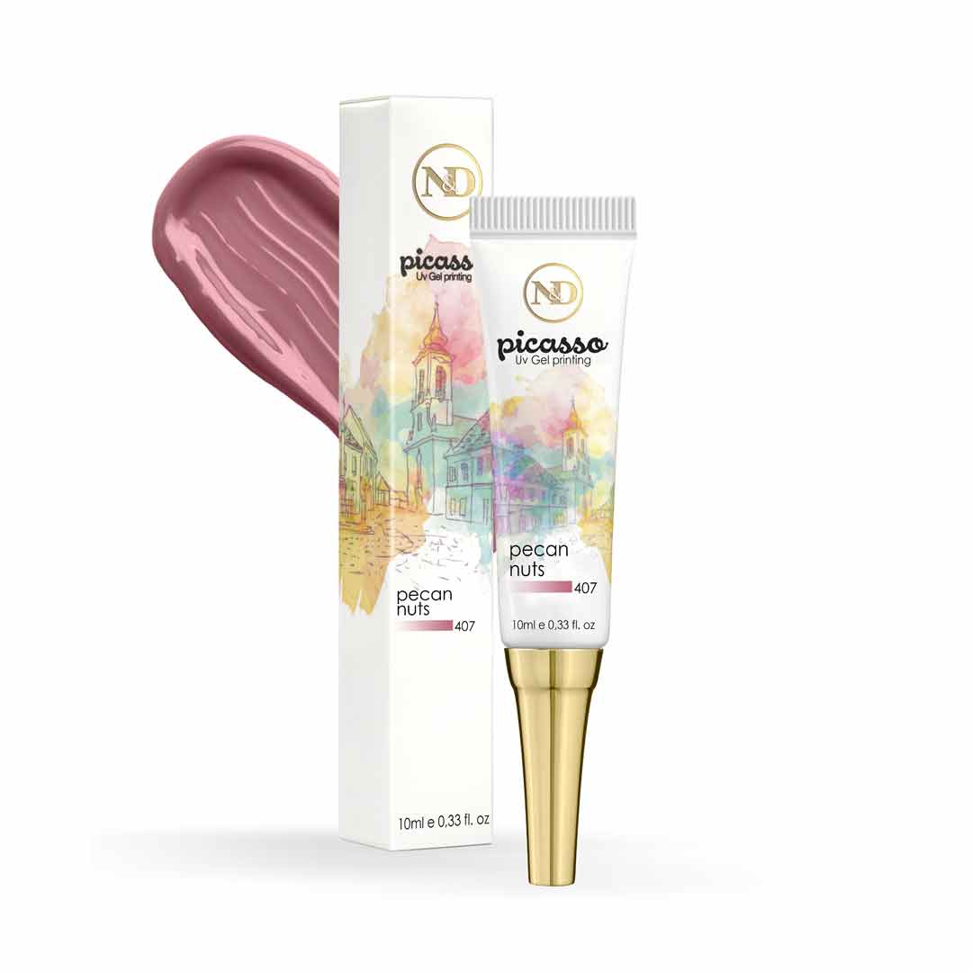 picasso |  פיקאסו - ג'ל ציור לקישוטי ציפורניים - 407 פקאן