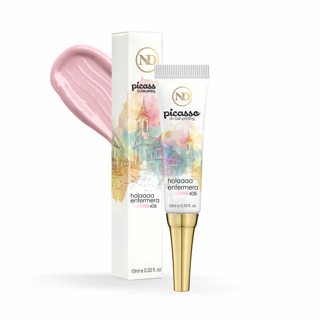 picasso |  פיקאסו - ג'ל ציור לקישוטי ציפורניים - 408 הולה לה