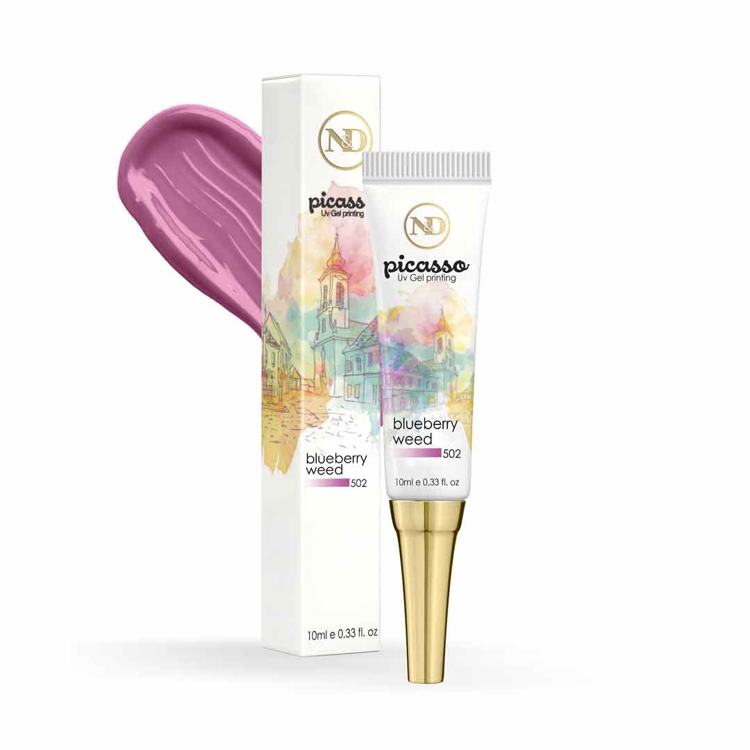 picasso |  פיקאסו - ג'ל ציור לקישוטי ציפורניים - 502 אוכמניות