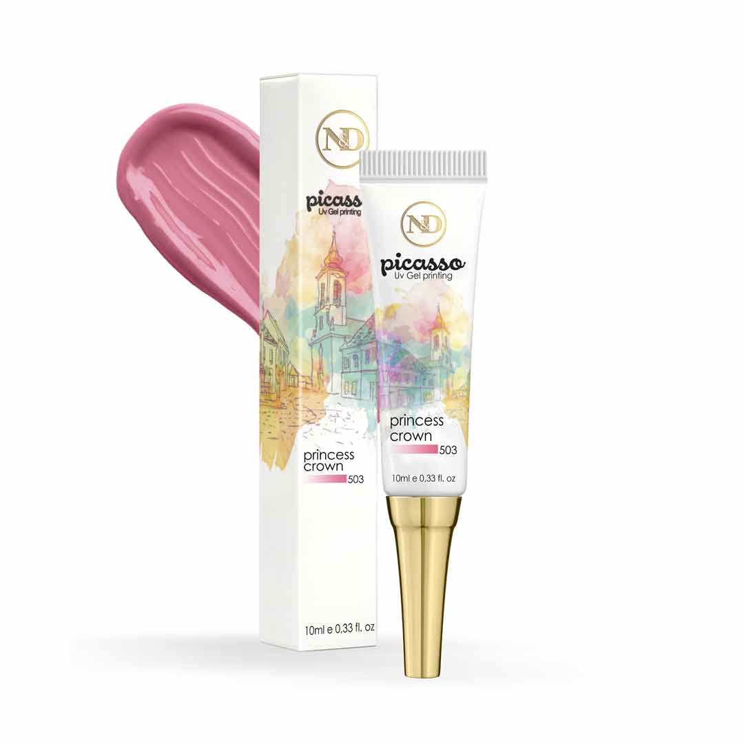 picasso |  פיקאסו - ג'ל ציור לקישוטי ציפורניים - 503 מלכת הכתר