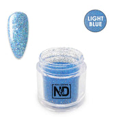 אן אנד די אבקת פיגמנט עם נצנצים - תכלת