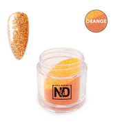 אן אנד די אבקת פיגמנט עם נצנצים - כתום