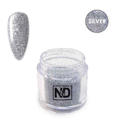 אן אנד די אבקת פיגמנט עם נצנצים - כסף