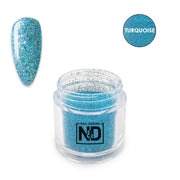 אן אנד די אבקת פיגמנט עם נצנצים - טורקיז