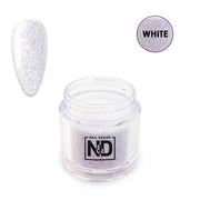 אן אנד די אבקת פיגמנט עם נצנצים - לבן
