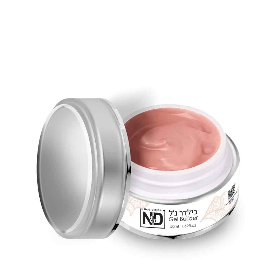 אן אנד די ג'ל בנייה לציפורניים (בילדר ג'ל) 50 מל' בגוון אפרסק אטום