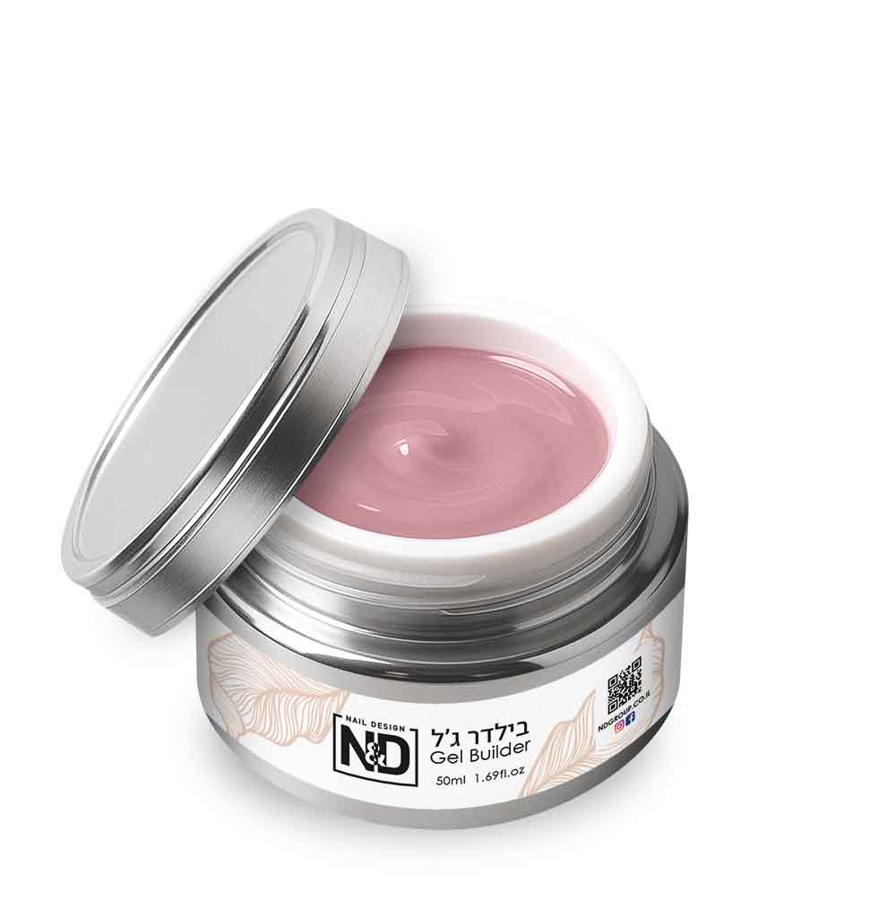 אן אנד די ג'ל בנייה לציפורניים (בילדר ג'ל) 50 מל' בגוון ורוד אטום