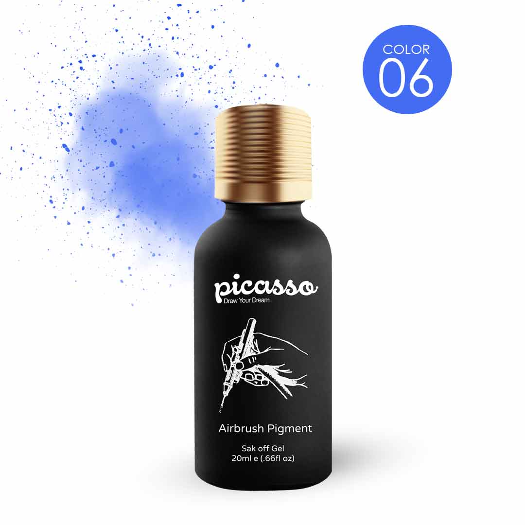 ג'ל נוזלי צבעים לאייר בראש - כחול רויאל