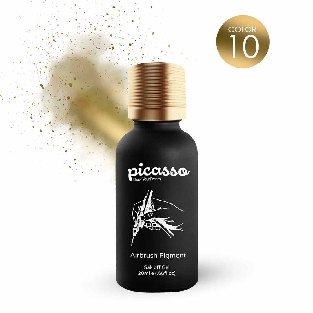 ג'ל נוזלי צבעים לאייר בראש - זהב (חסר במלאי)