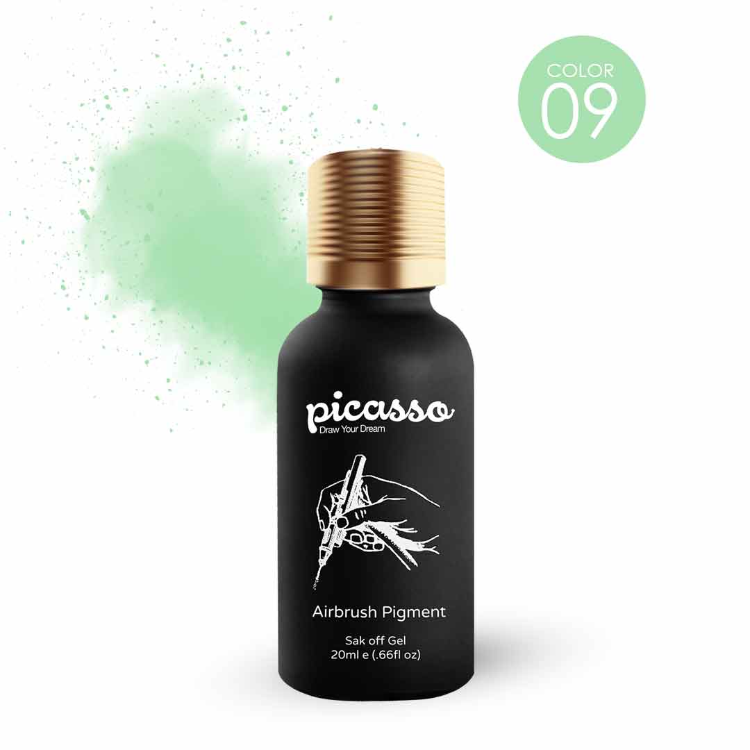 ג'ל נוזלי צבעים לאייר בראש - ירוק בהיר