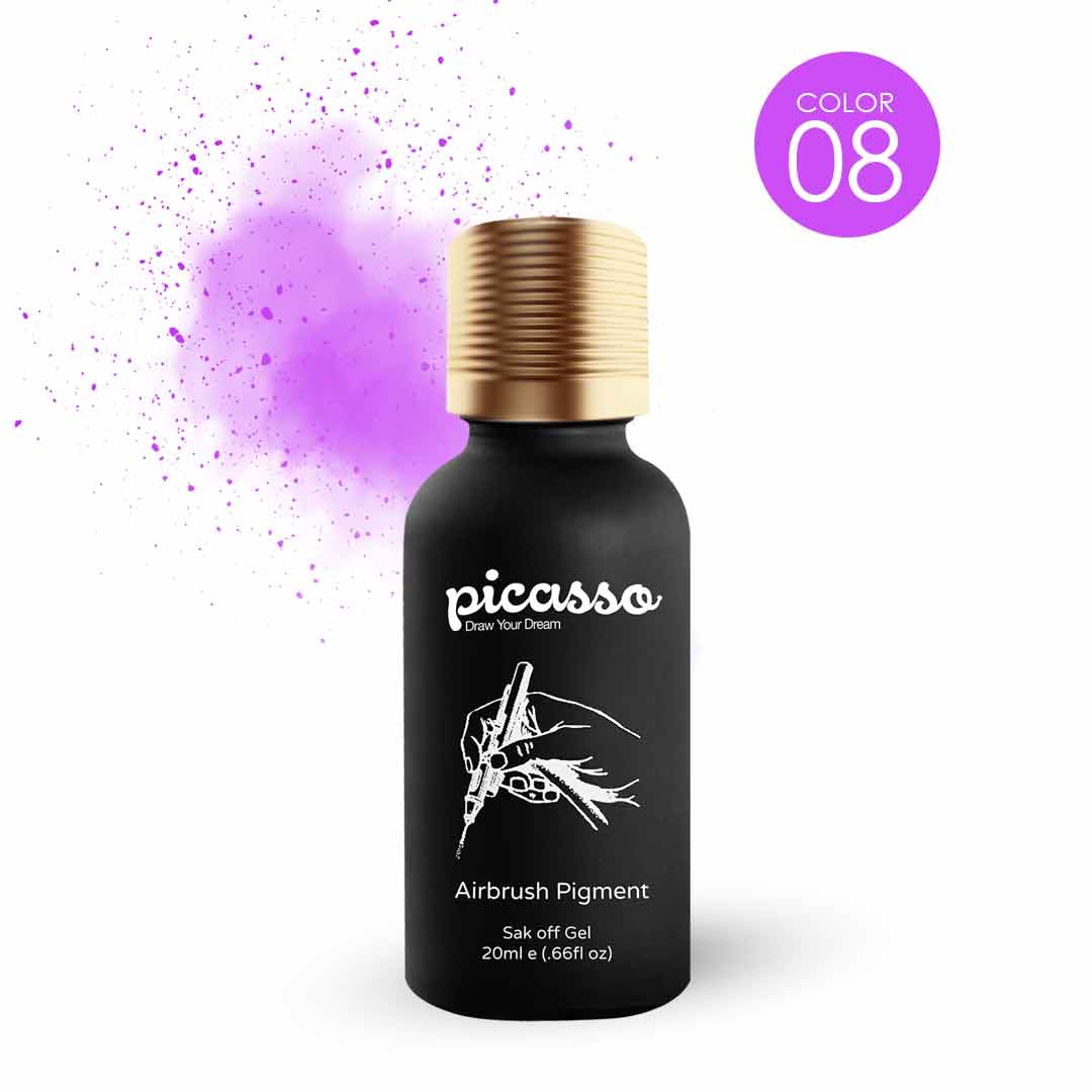 ג'ל נוזלי צבעים לאייר בראש - סגול