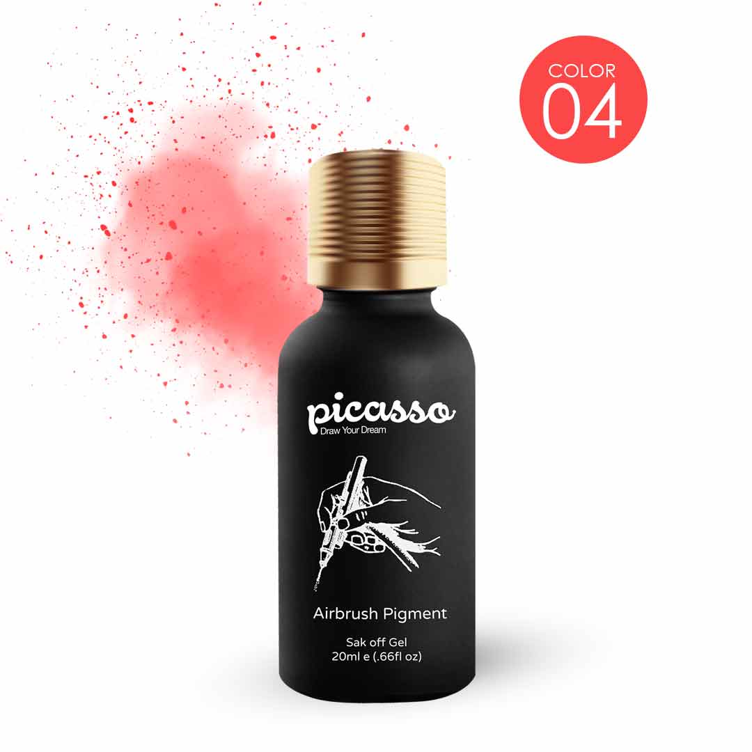 ג'ל נוזלי צבעים לאייר בראש - אדום