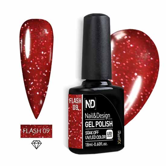 אן אנד די לק ג'ל פלאש 09 בצבע אדום