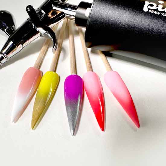 ג'ל נוזלי צבעים לאייר בראש - לבן