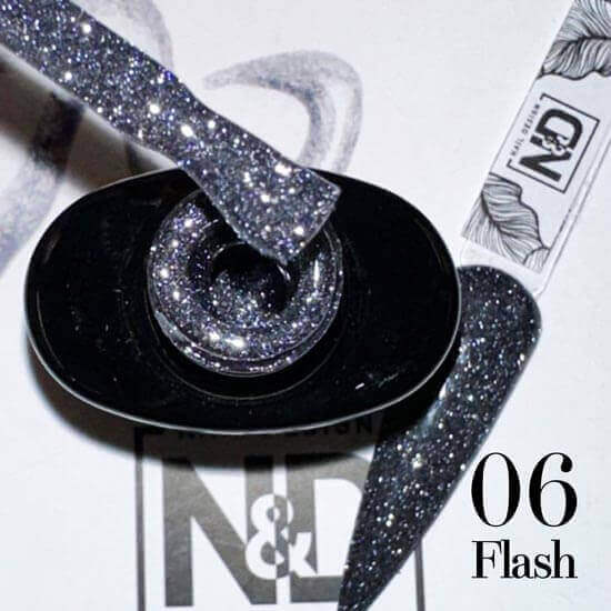 לק ג'ל אן אנד די פלאש 06 בצבע שחור