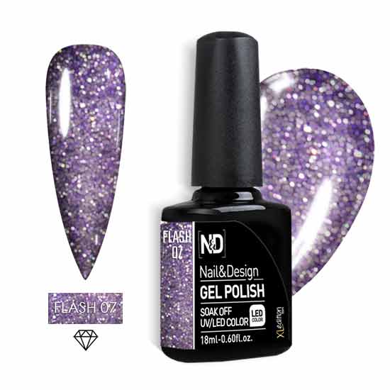 אן אנד די לק ג'ל פלאש 07 בצבע סגול