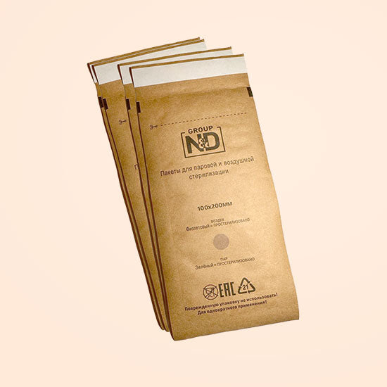 שקיות עיקור חומות לסטריליזטור