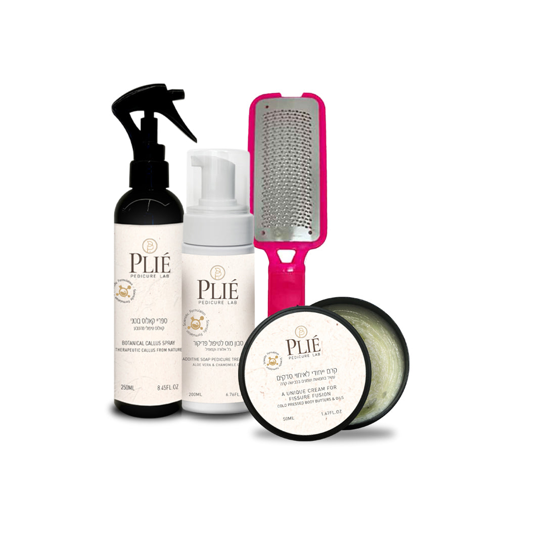 פליאה ערכת פדיקור מקצועית 4 מוצרים