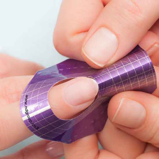 אן אנד די מדבקות תבנית לבניית ציפורניים