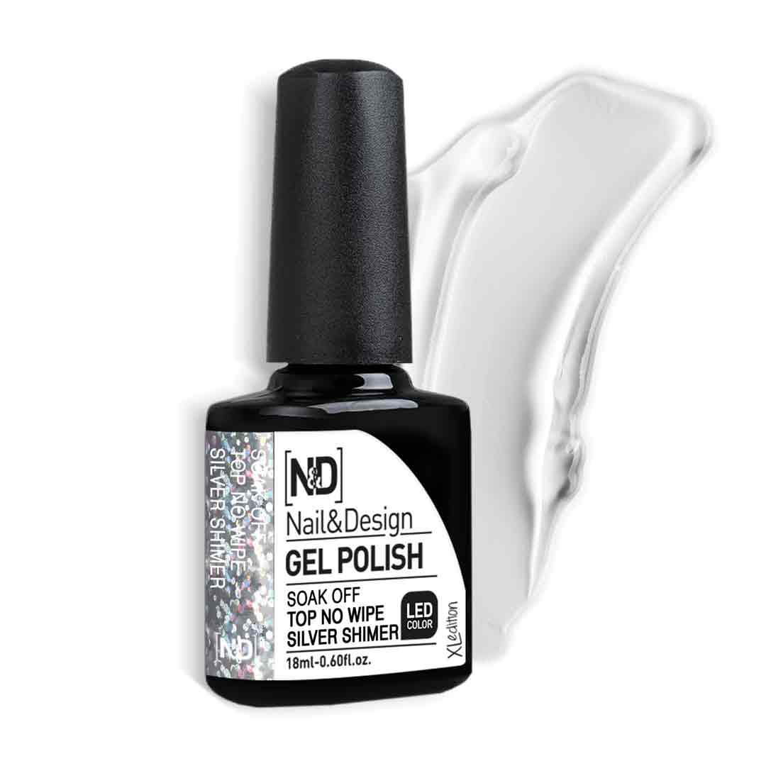 אן אנד די טופ ללא נטרול נצנץ כסף