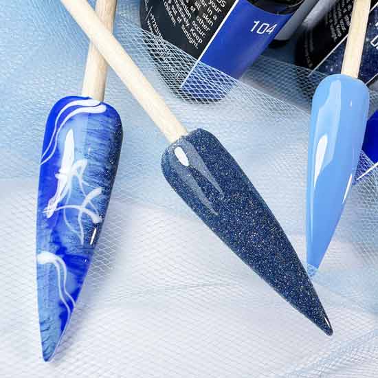 לק ג'ל אן אנד די פלאש 05 בצבע כחול