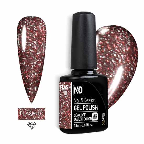 אן אנד די לק ג'ל פלאש 10 בצבע בורדו