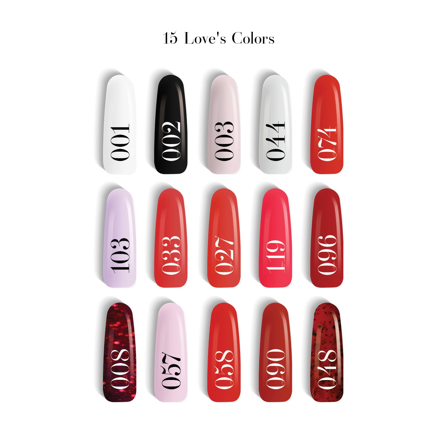 ערכת לק ג'ל פרמיום עם גווני אהבה