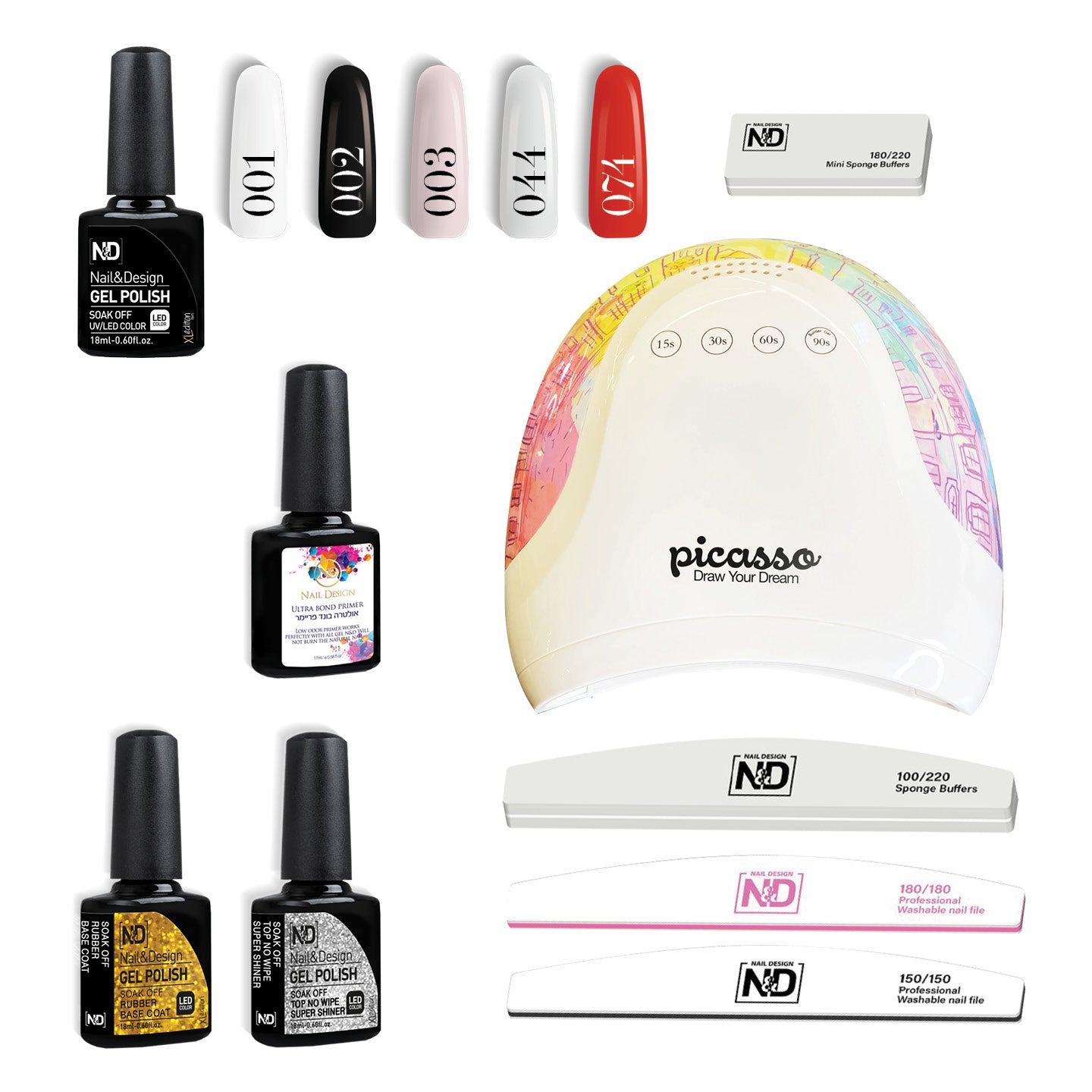 אן אנד די ערכת לק ג'ל מקצועית למתקדמות