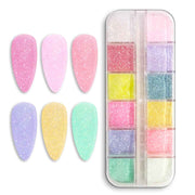 אן אנד די מארזי קישוט לציפורניים - אבקות פיגמנט בצבעים רכים