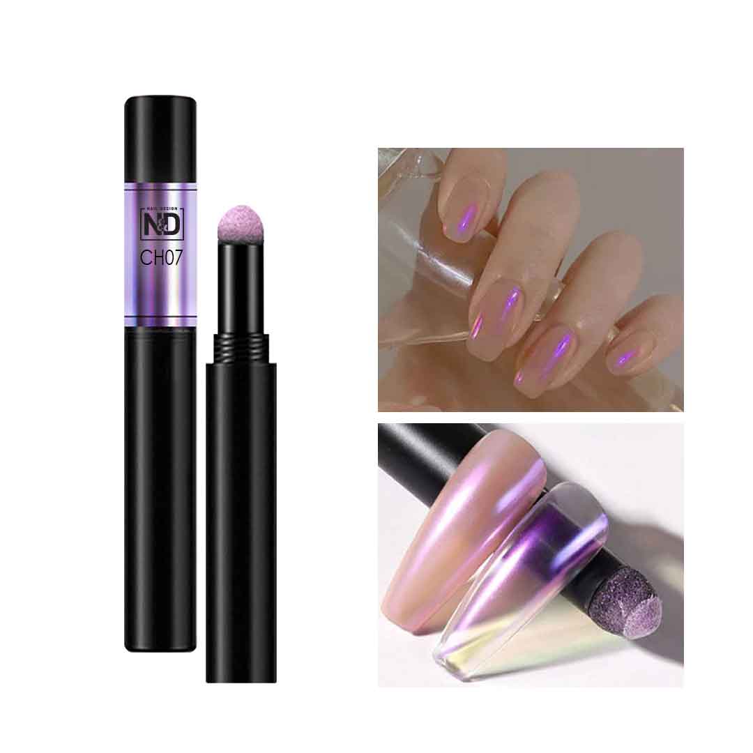 אן אנד די עט הולוגרמה לקישוט ציפורניים - סגול (7)